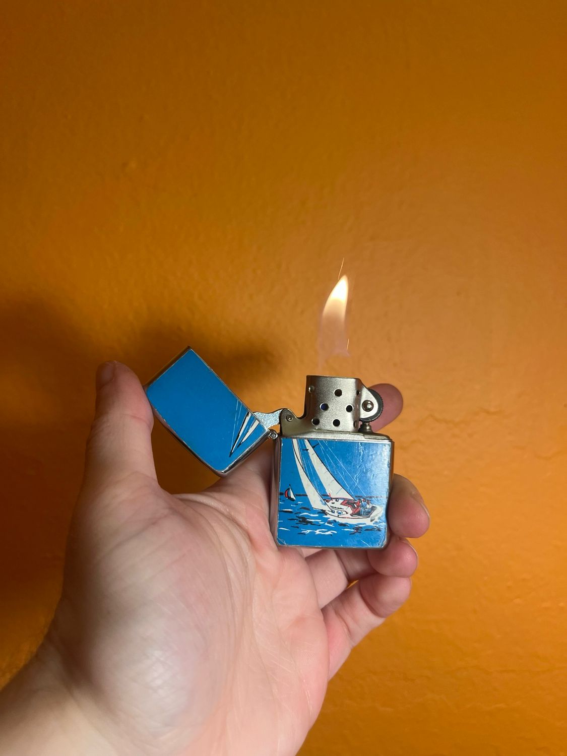 Sailboat Flip Top Lighter