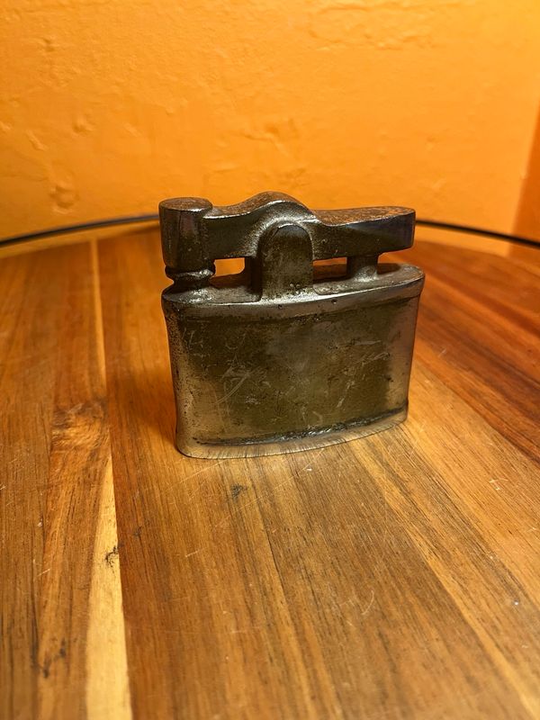 Metal Table Lighter Sculpture