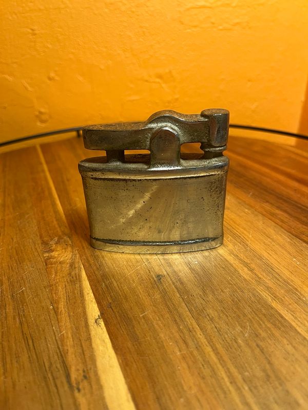 Metal Table Lighter Sculpture