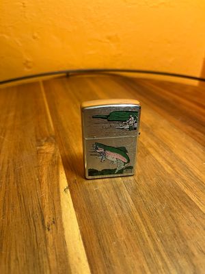 1998 Limited Edition Rainbow Trout Fishing Zippo Lighter