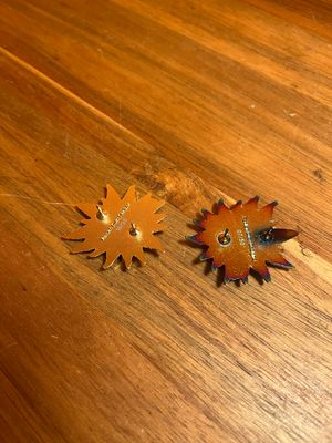 Radish Dust Designs Sun Face Enamel Pin
