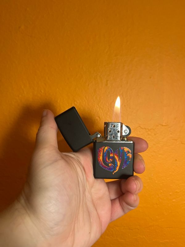 2012 Tie Dye Love Zippo Lighter