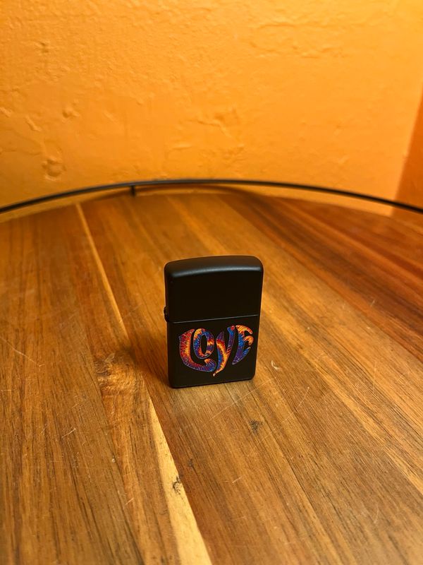 2012 Tie Dye Love Zippo Lighter