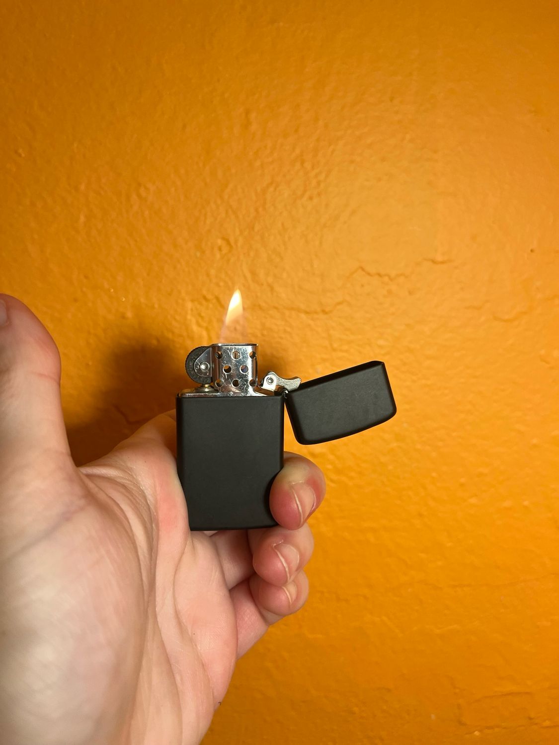 2012 Black Zippo Slim Lighter