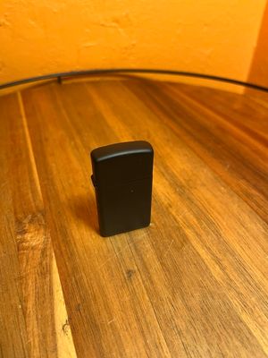 2012 Black Zippo Slim Lighter