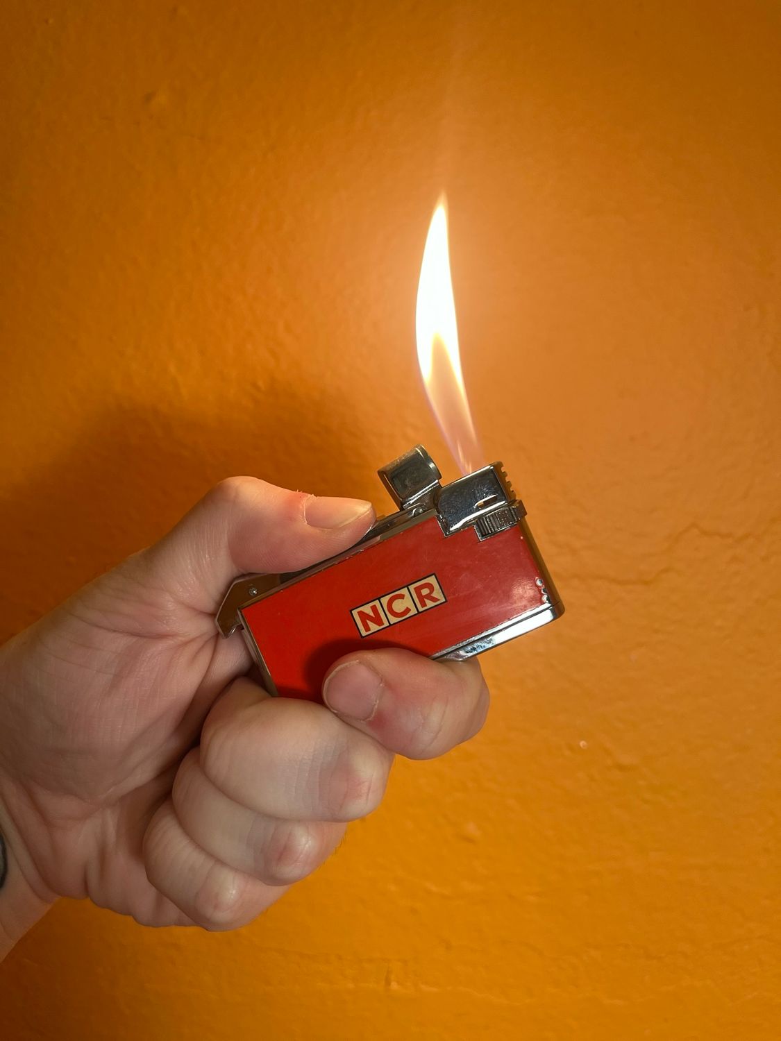 NCR Butane Flat Lighter