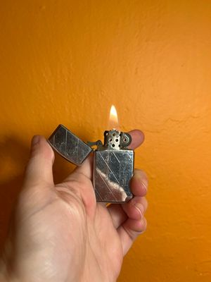 1962 Customized ‘LM’ Zippo Slim Lighter