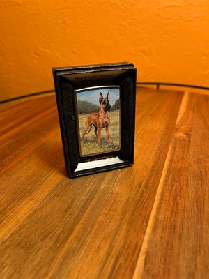 2012 Linda Picken Series Great Dane Dog Sealed Unstruck Zippo Lighter