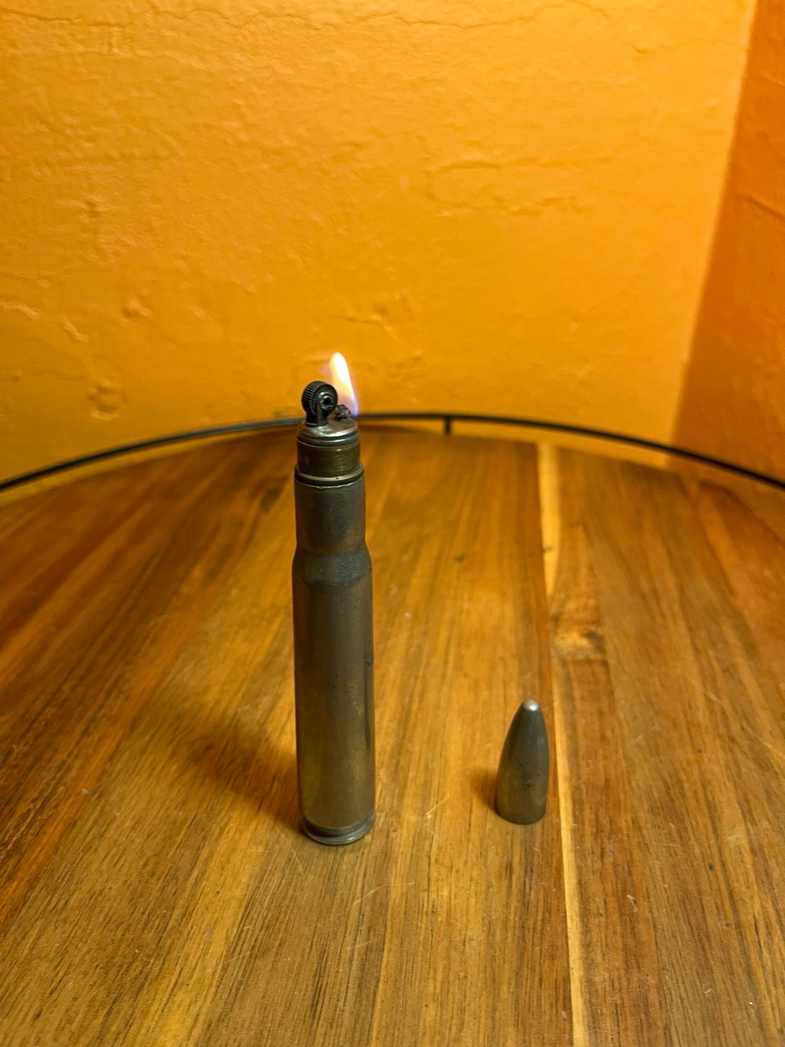 Spent Artillery Shell Table Lighter