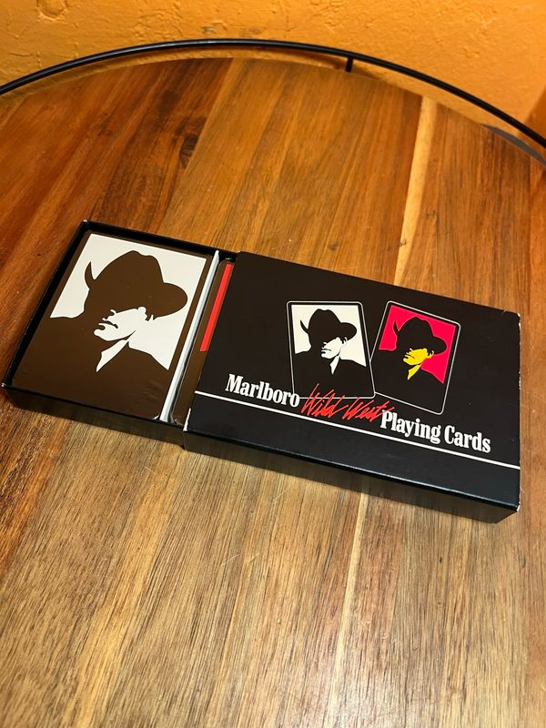 1990s Marlboro Wild West Playing Cards