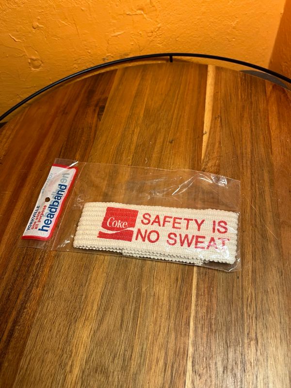 1980s Coca Cola Sweatband