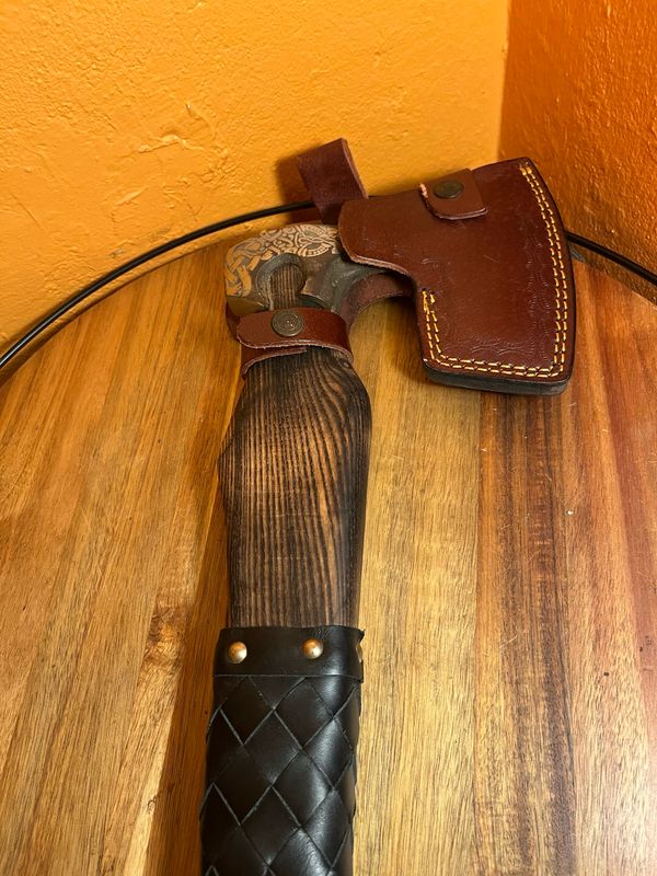 Oklahoma Souvenir European Knot Art Axe