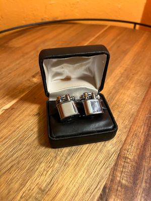Mini Keychain Lighter Cuff Links