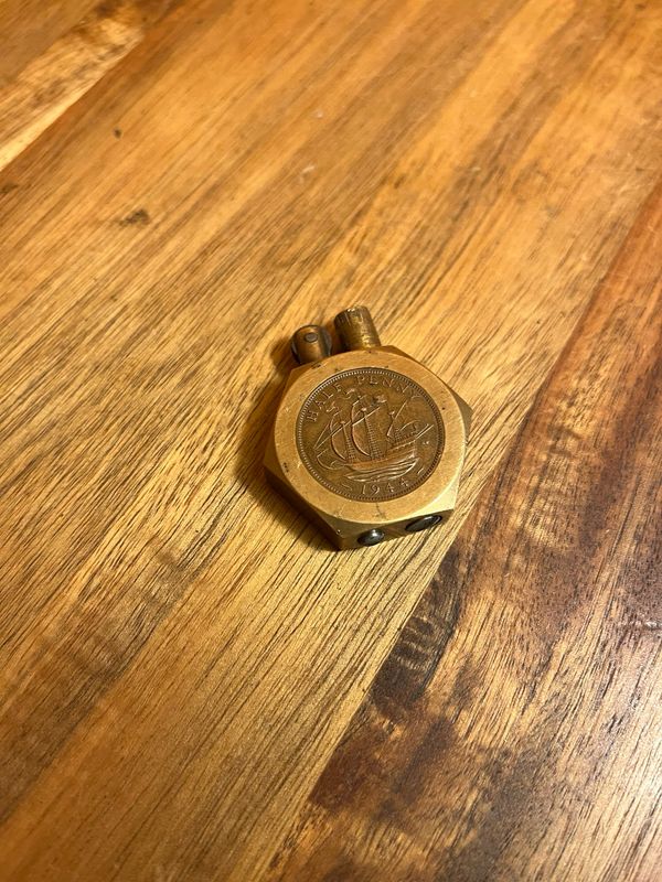 1944 Half Penny Trench Lighter