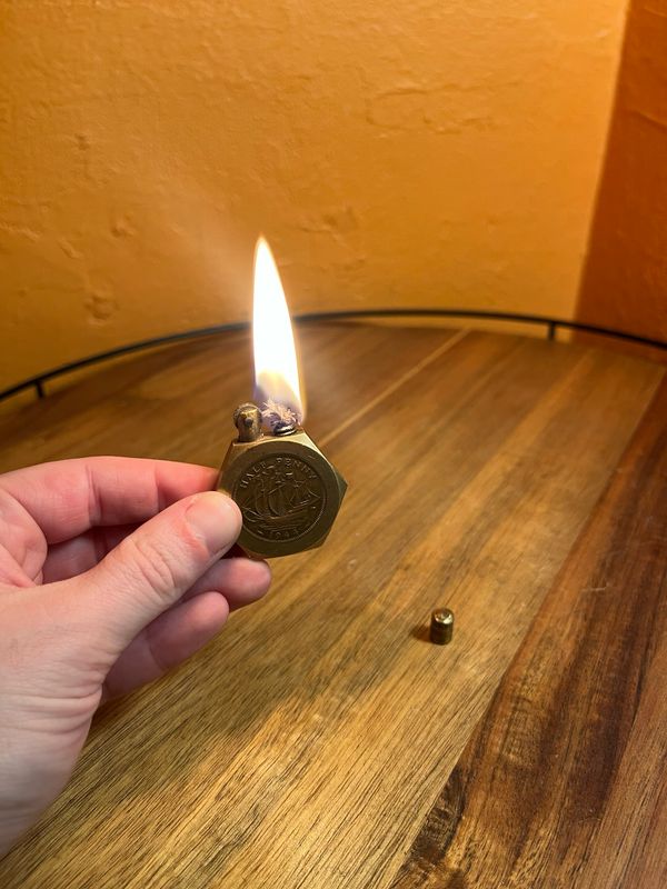 1944 Half Penny Trench Lighter