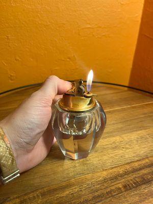 Cut Crystal Table Lighter