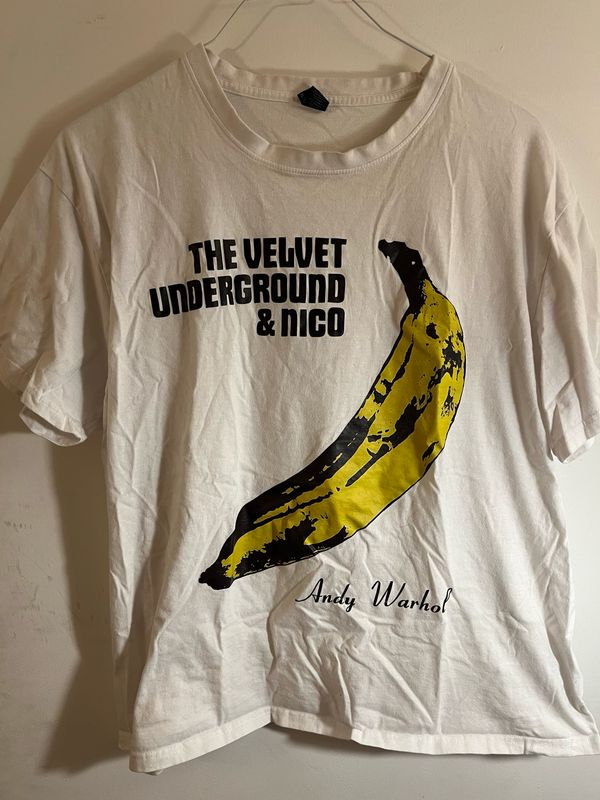 XL The Velvet Underground &amp; Nico Banana Album Cover Tshirt