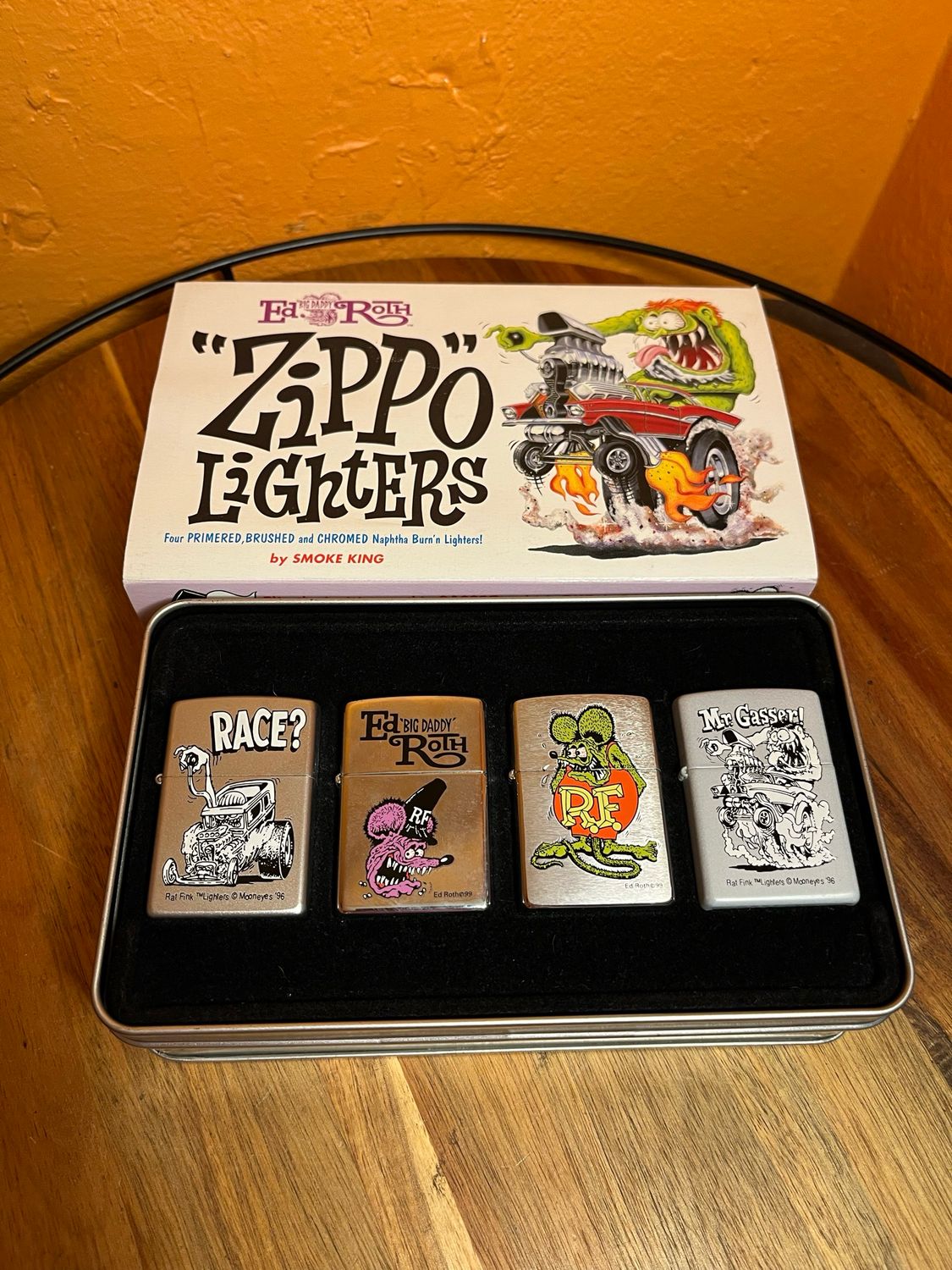 2001 Ed ‘Big Daddy’ Roth Rat Fink Art Zippo Lighter Series