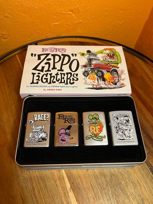 2001 Ed ‘Big Daddy’ Roth Rat Fink Art Zippo Lighter Series