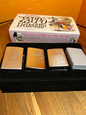2001 Ed ‘Big Daddy’ Roth Rat Fink Art Zippo Lighter Series