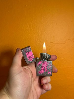 2000 Pink Rollerblader Zippo Lighter