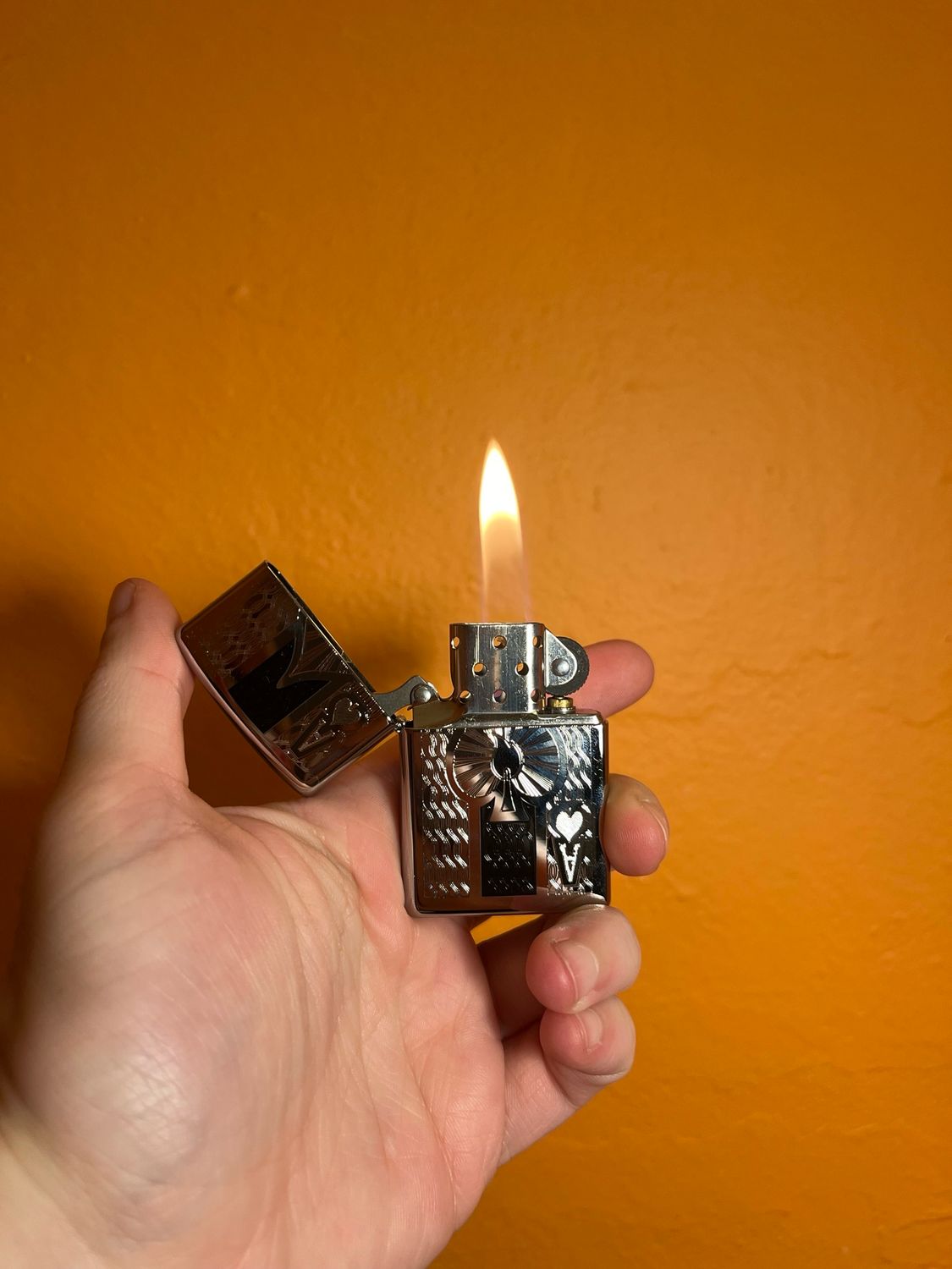 2008 Mirrored Ace Zippo Lighter