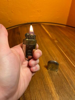 Customized ‘CDS / 12-92’ Marlboro Brass No6 Capsule Lighter