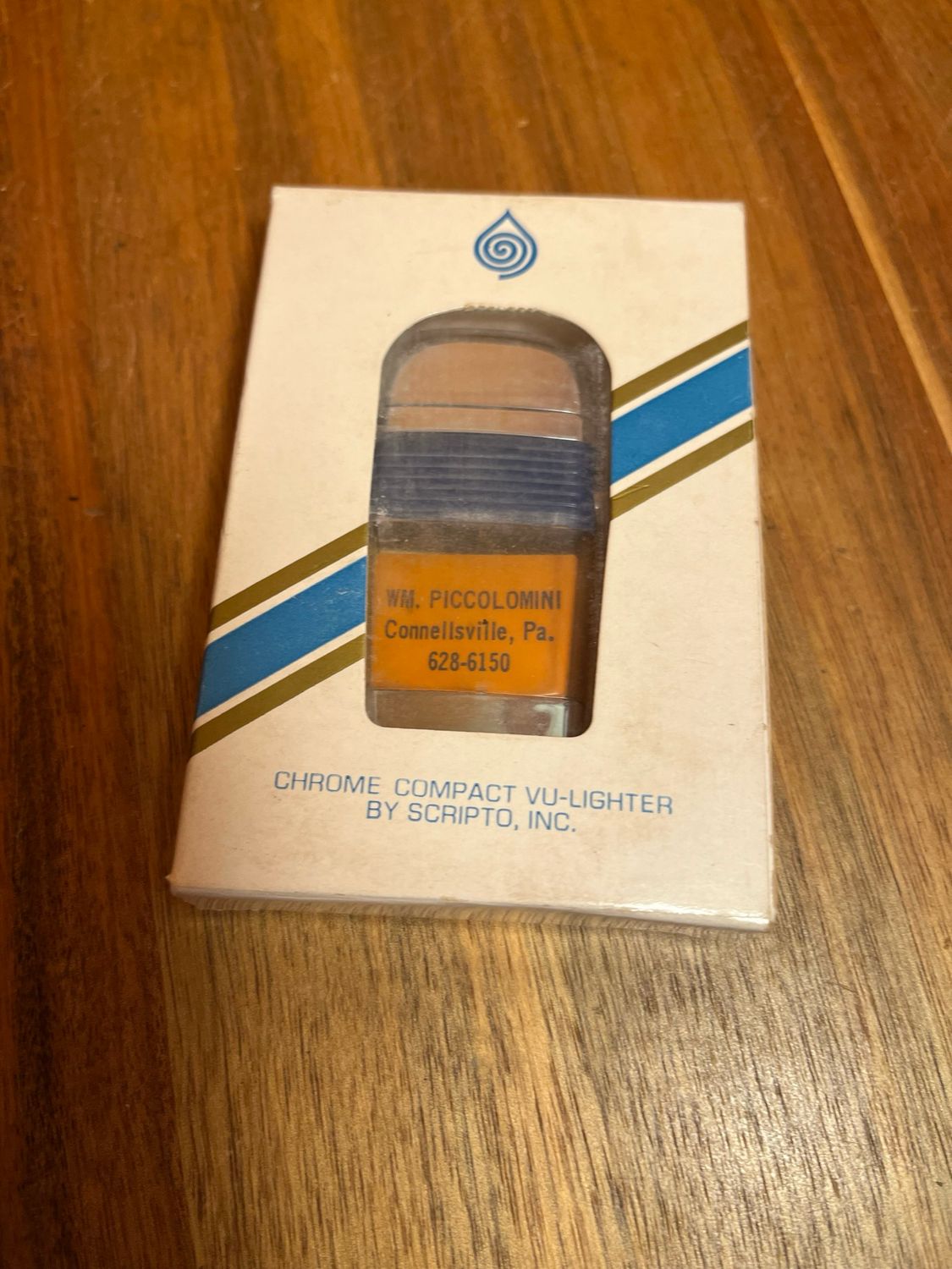 Wm Piccolomini Connellsville PA Scripto Lighter