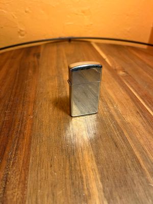 1970 Crosshatched Zippo Slim Lighter