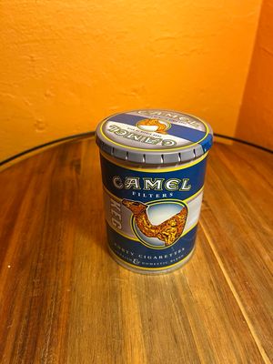 1990s Camel Tin Cigarette Dispenser