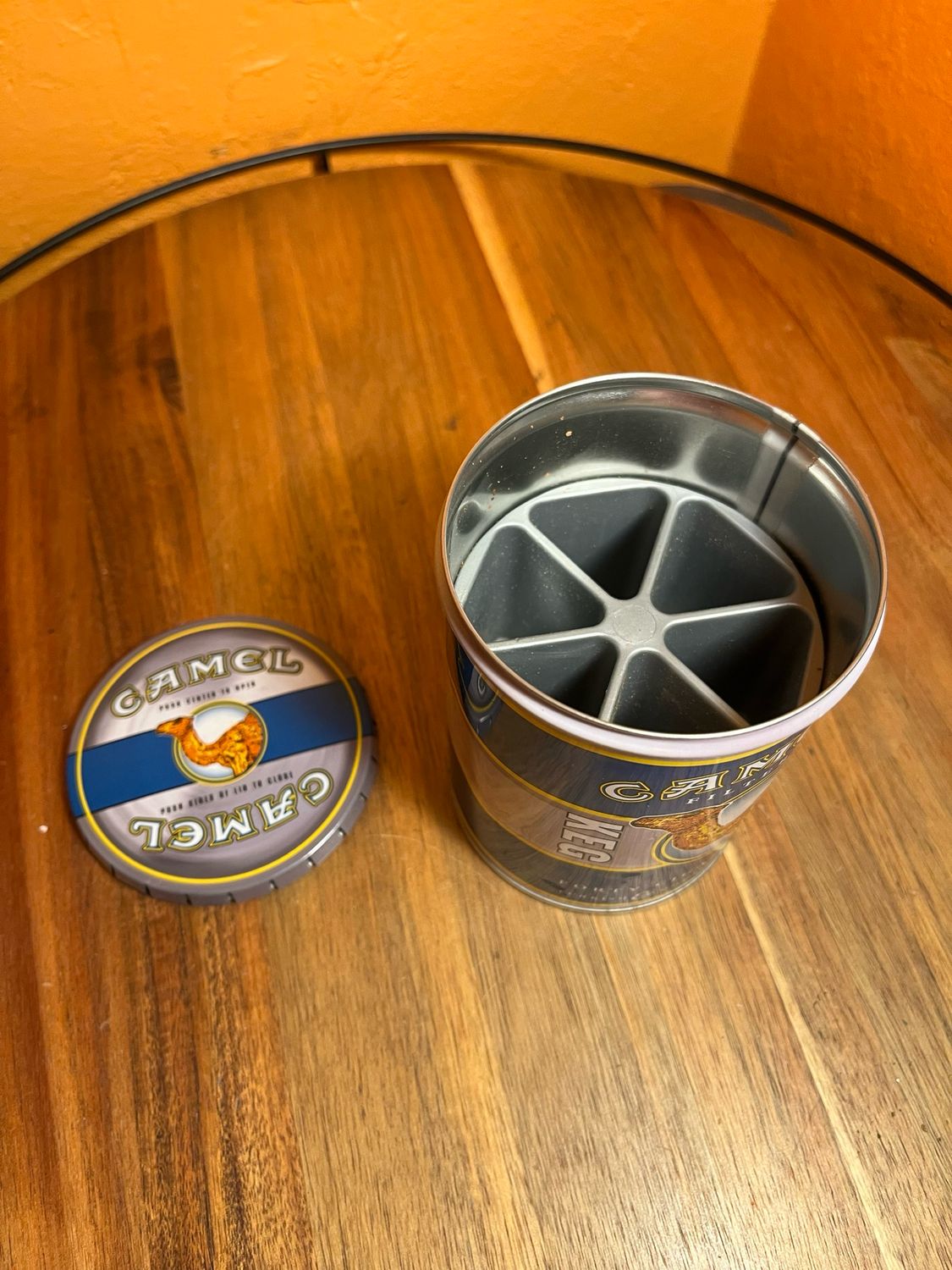 1990s Camel Tin Cigarette Dispenser