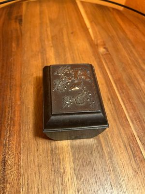 Bird &amp; Tree Blossoms East Asian Trinket Box