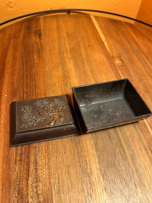 Bird &amp; Tree Blossoms East Asian Trinket Box