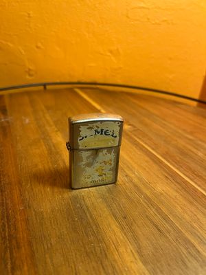 Worn Camel Flip Top Lighter