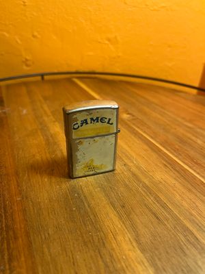 Worn Camel Flip Top Lighter