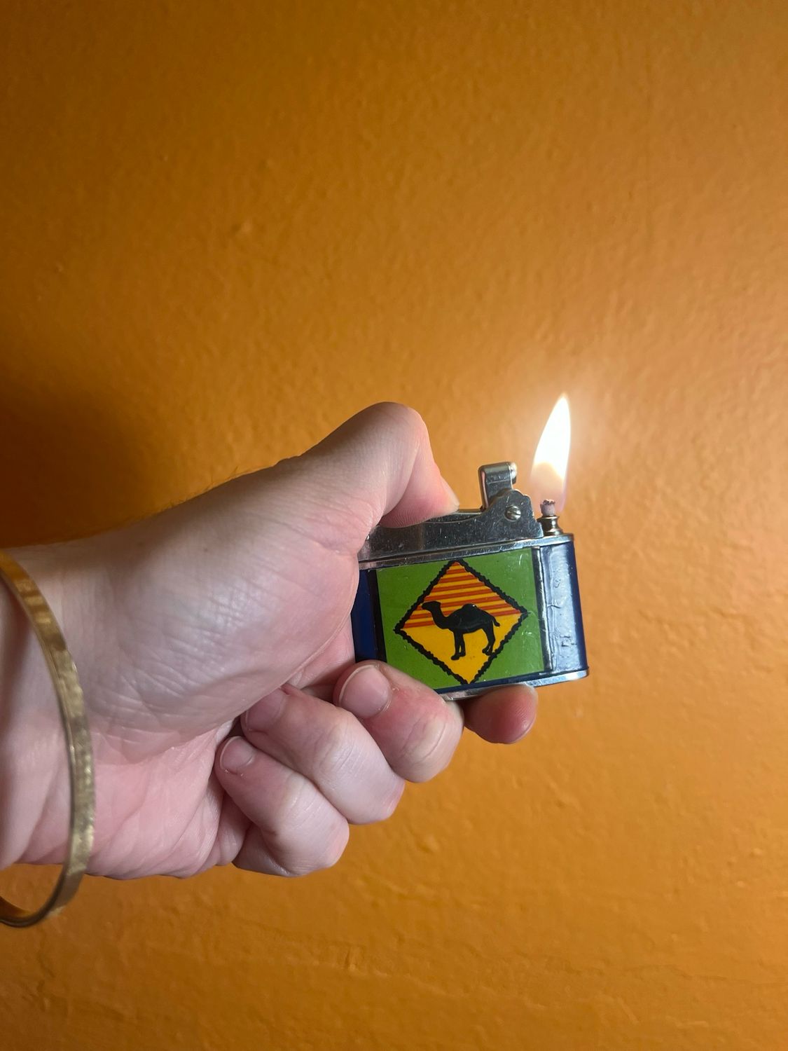 Personalized Camel Flat Lighter