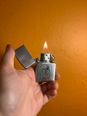 Pre-1950 Personalized ‘Gene’ Forbes Fabrics Zippo Lighter