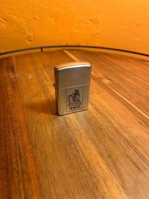 Pre-1950 Personalized ‘Gene’ Forbes Fabrics Zippo Lighter
