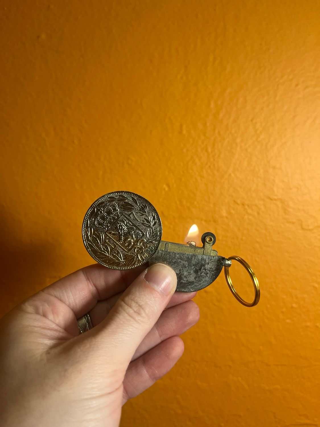 Coin Replica Keychain Lighter