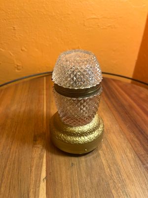 Cut Crystal Musical Table Lighter