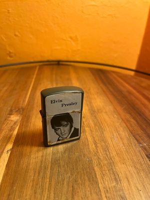 Worn Elvis Presley Flip Top Lighter