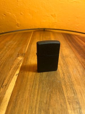 2011 Black Crackle Zippo Lighter