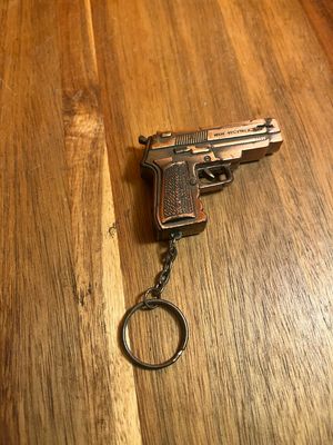 Handgun Keychain Lighter