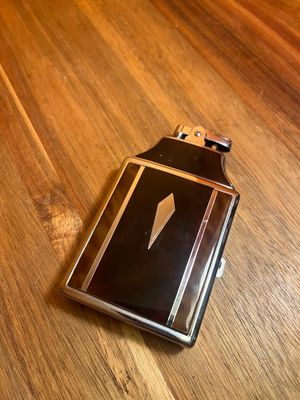 Finicky Ronson Mastercase Tortoiseshell Cigarette Case Lighter