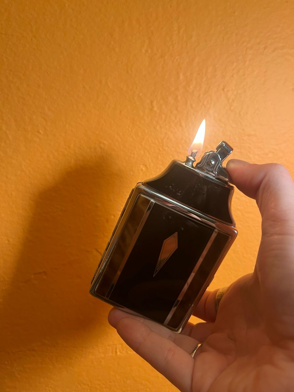 Finicky Ronson Mastercase Tortoiseshell Cigarette Case Lighter