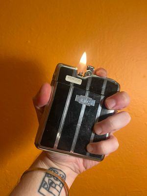 Customized ‘LEG’ Ronson Cigarette Case Lighter