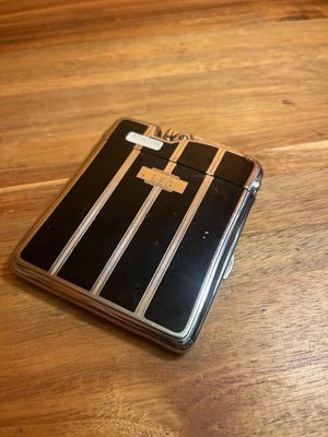 Customized ‘LEG’ Ronson Cigarette Case Lighter