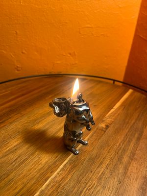 Playful Dachshund Table Lighter