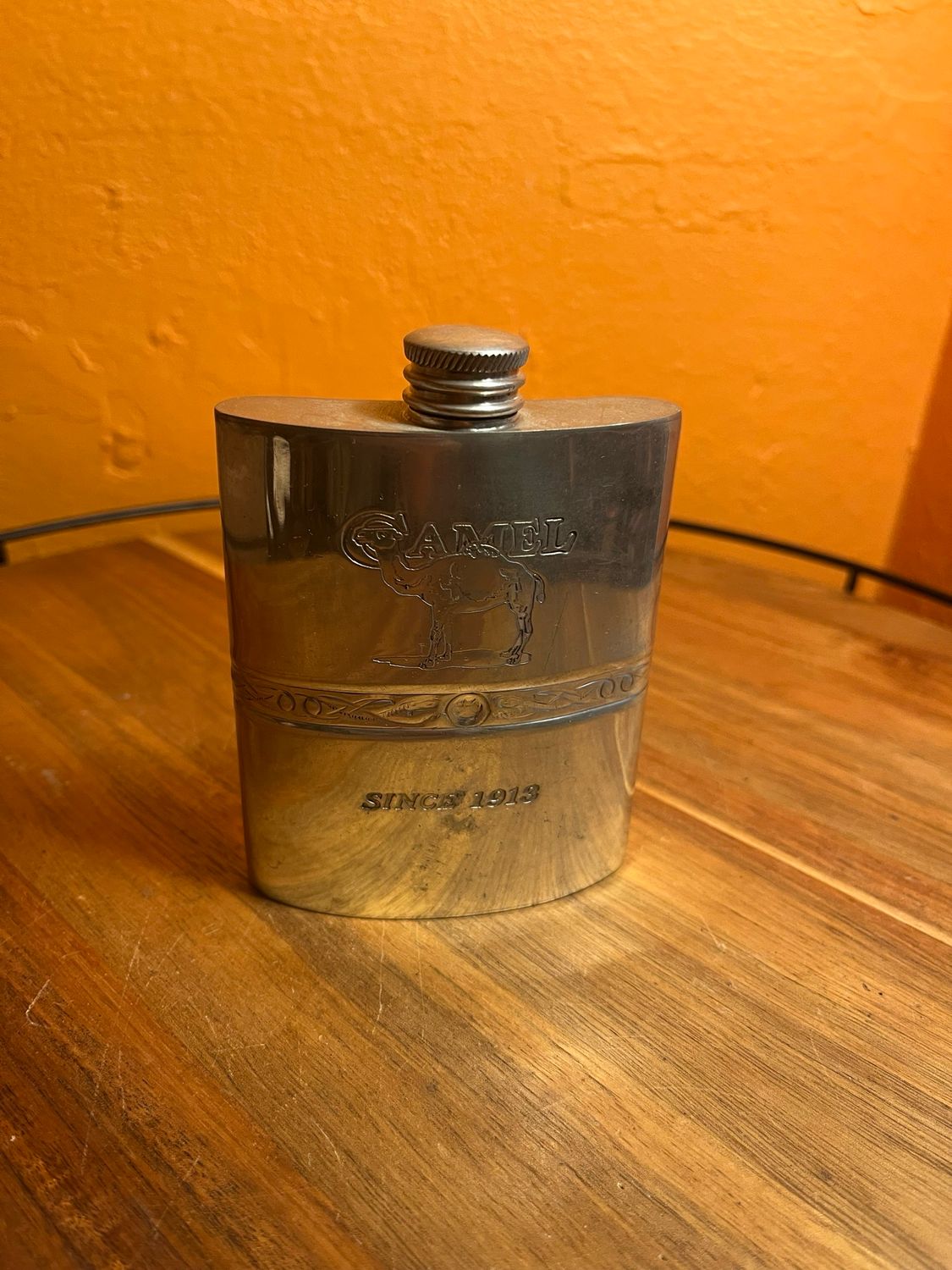 Camel Alchemy Pewter Flask