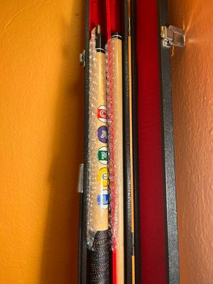 1992 Camel Billiards Pool Cue Stick Set &amp; Carrying Case